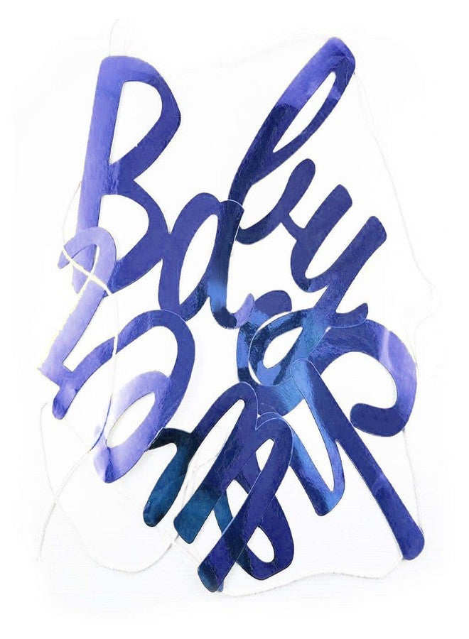 AMFIN® Baby Shower Banner Baby Shower Banner Decoration Baby shower decoration items set Maternity Shoot Props Accessories - Blue - Image 4
